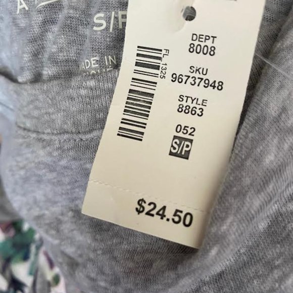 NWT AEROPOSTALE Women Graphic Tropical Logo "AERO NY" Tee Short sleeve Top - Picture 6 of 6